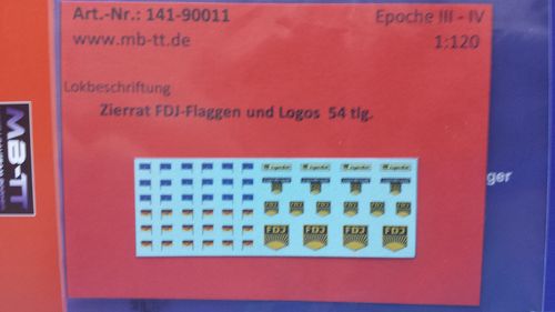 FDJ-Logos und Zierrat DR, 54 tlg., Ep. III - IV, TT