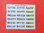 Nassschiebebilder 18 tlg, Euro-Kennzeichen, "Dänemark", Lkw+Anhänger, Satz 2, Ep. V-VI, N