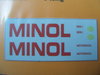 Nassschiebebilder, 8 tlg, "Minol" Motorenoil für Tankauflieger 9000l, in UV-Technik, Ep. III-IV, H0